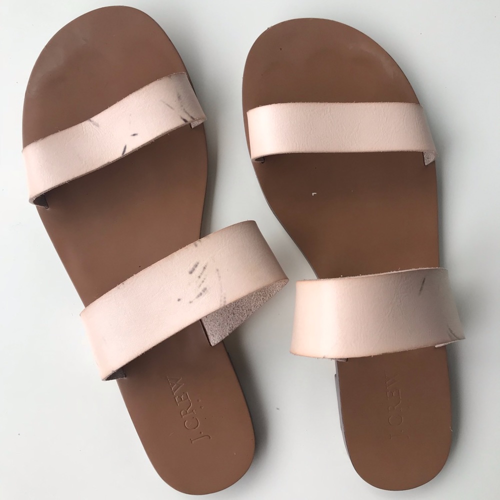 J. Crew cream-colored strappy sandals!